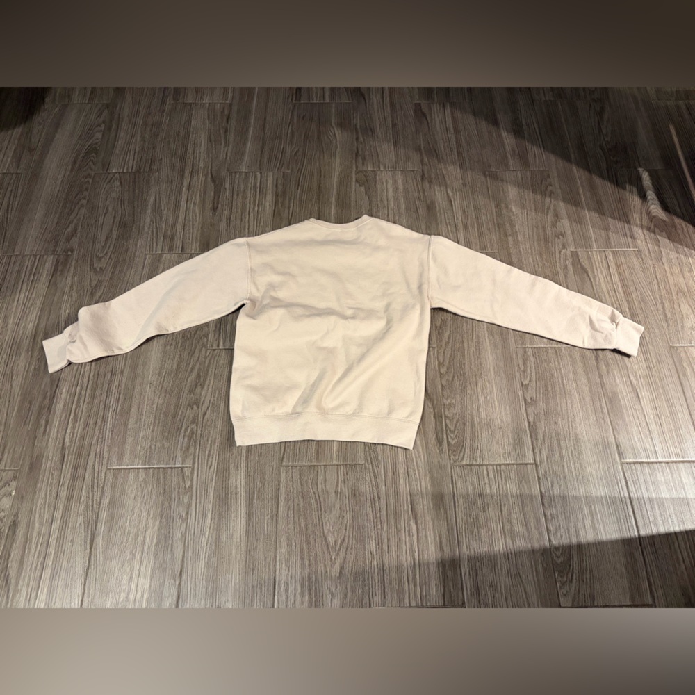 Kids Cream Muscle Racing Sweatshirt - Picture 2 of 3